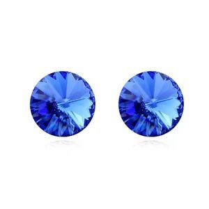 Elegant Blue Stud Earrings